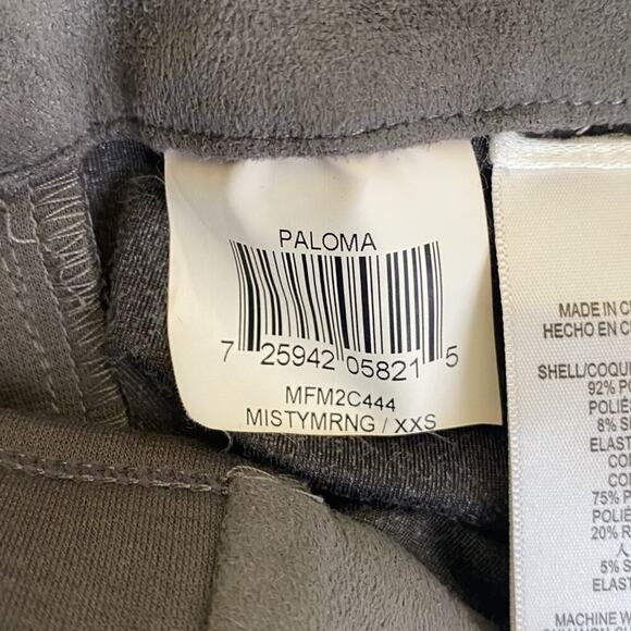 NWT BCBGMazAzria Paloma Faux Suede Leggings Womens XXS High Rise Equestrian Boho - Picture 8 of 8